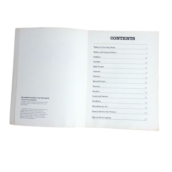 The Sunday School Clip Art Book for Nursery through Sixth Grade - Picture 4 of 8